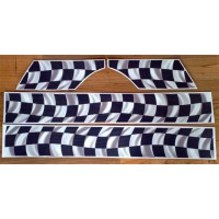 Rippled Chequers Stripe kit